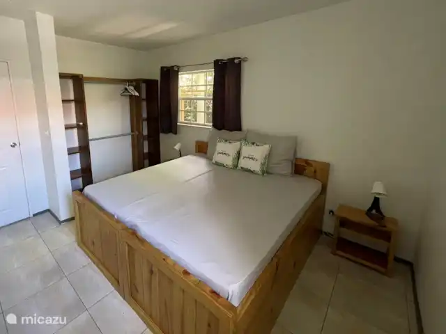 Villa confortable avec piscine privée | Curaçao, Banda Ariba (est), Seru Bottelier - villa La chambre 3 dispose de deux lits simples.