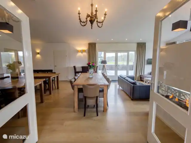 La Cabane Parterre huren in Nederland, Zeeland, Nieuwvliet-Bad - vakantiehuis Woon- / eetgedeelte