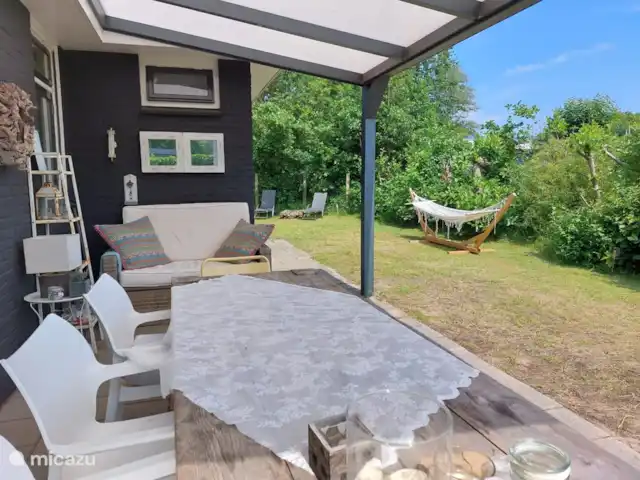 'De Garnaal' de Zuidhoek 1 | Pays-Bas, Zélande, Renesse - bungalow Beau jardin avec de nombreuses heures d'ensoleillement, intimité et une belle couverture de patio