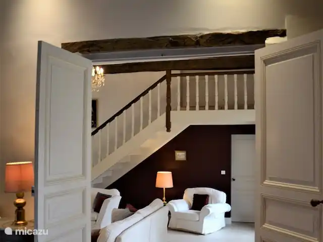 Peymassou | France, Dordogne, Port-Sainte-Foy-et-Ponchapt - villa Maison principale : vue du séjour depuis la cuisine