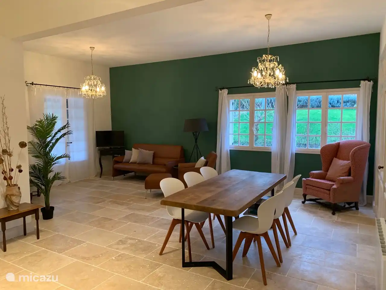 Wohnzimmer des Ferienhauses