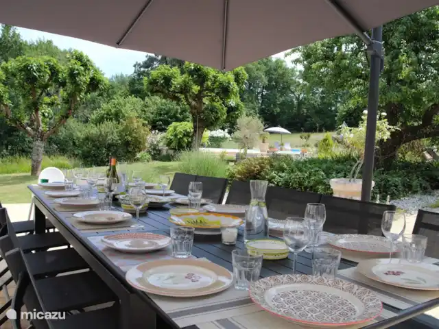 Peymassou | France, Dordogne, Port-Sainte-Foy-et-Ponchapt - villa Vue de la terrasse sur la piscine