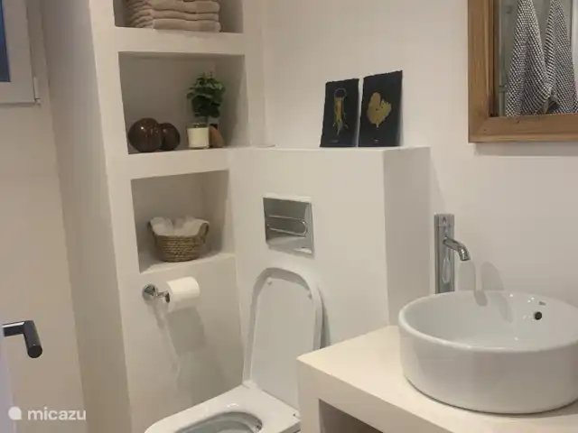 Ca Mili en España, Costa Blanca, Moraira - apartamento Baño de microcemento