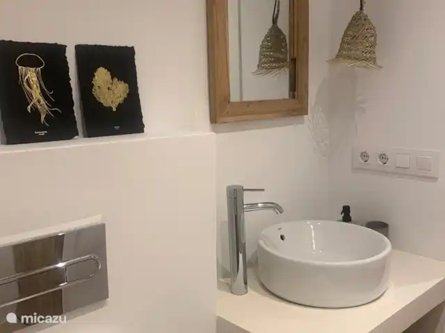 Ca Mili en España, Costa Blanca, Moraira - apartamento Baño de microcemento