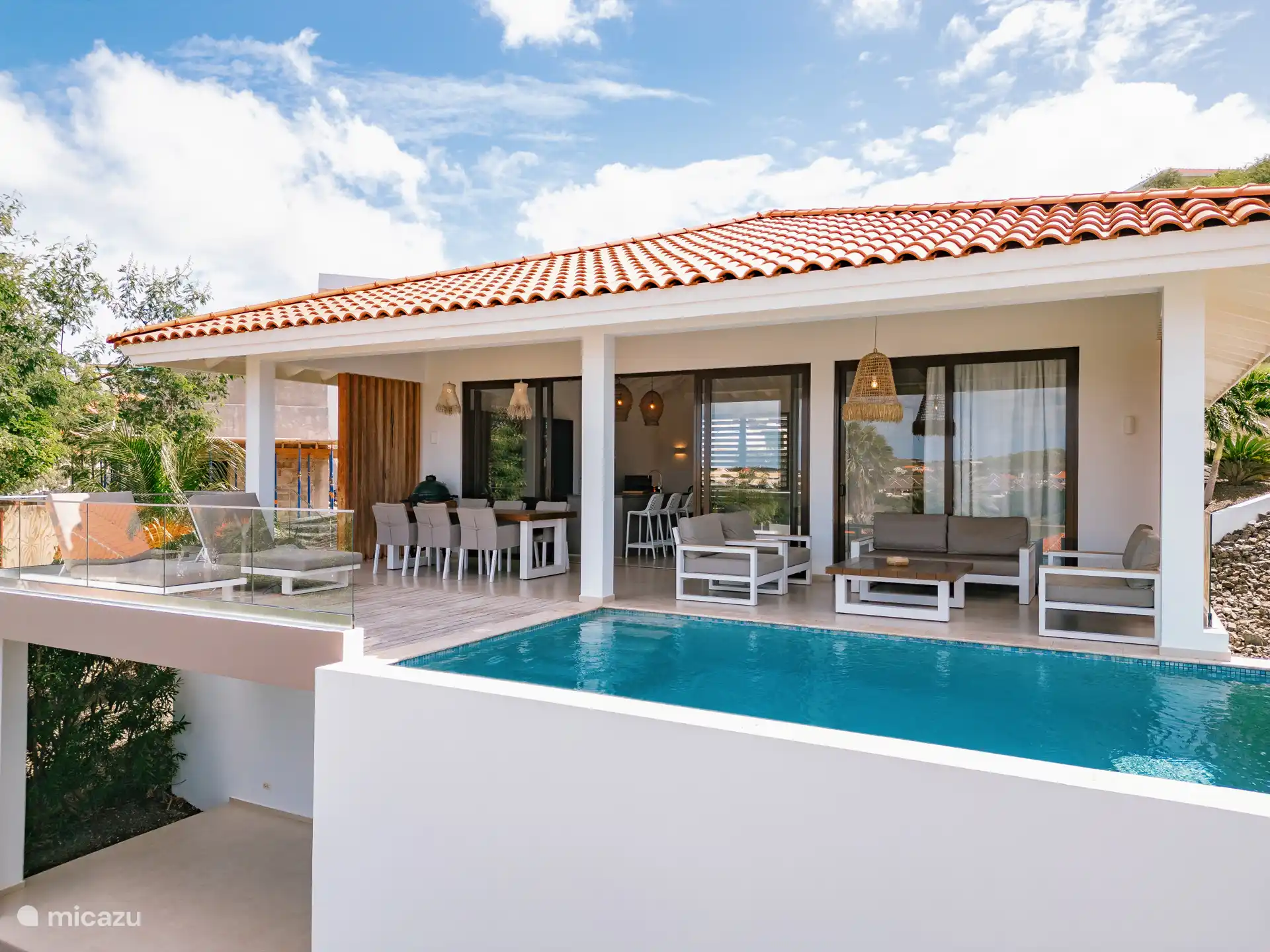 Luxusvilla 200 Meter vom Strand entfernt in Curaçao, Curacao-Mitte, Blue Bay - villa