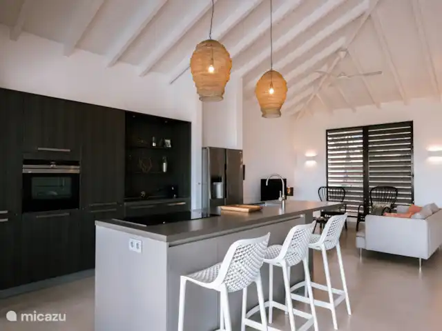 Location de Vacances Curaçao, Curaçao-Centre, Blue Bay, villa - Villa de luxe à 200 mètres de la plage Cuisine entièrement équipée