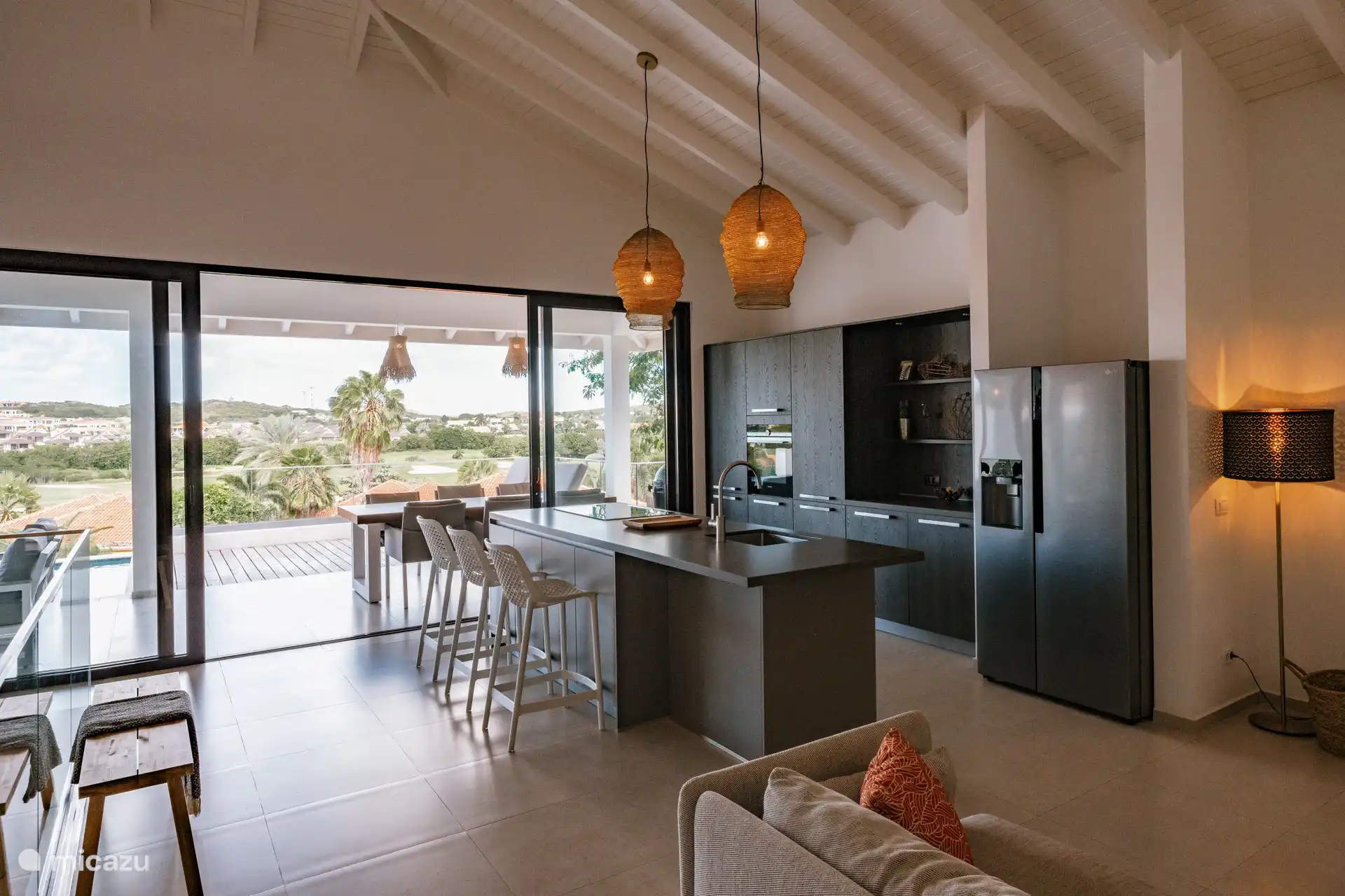 Blick aus der Küche