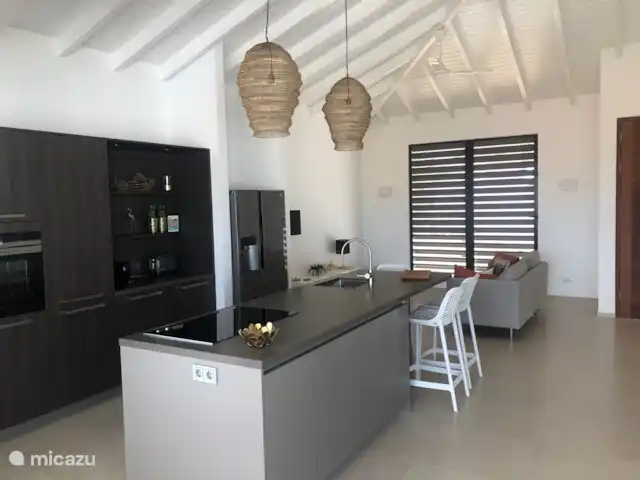 Location de Vacances Curaçao, Curaçao-Centre, Blue Bay, villa - Villa de luxe à 200 mètres de la plage La cuisine est entièrement équipée
