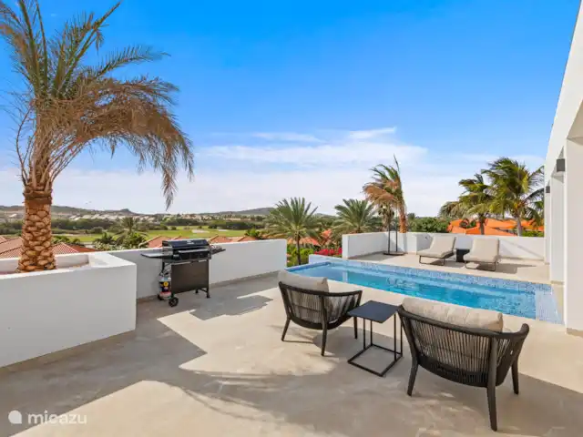 Villa Blue Bay Curaçao | Curaçao, Curaçao-Centre, Blue Bay - villa Le salon se trouve sur le porche