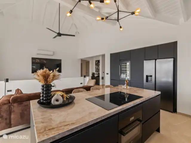 Villa Blue Bay Curaçao | Curaçao, Curaçao-Centre, Blue Bay - villa Cuisiner avec un téléviseur intelligent