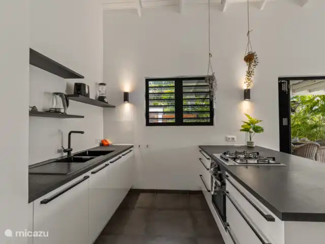 Villa Curalux | Curaçao, Curaçao-Centre, Dominguito - villa Cuisine avec lave-vaisselle et four encastré