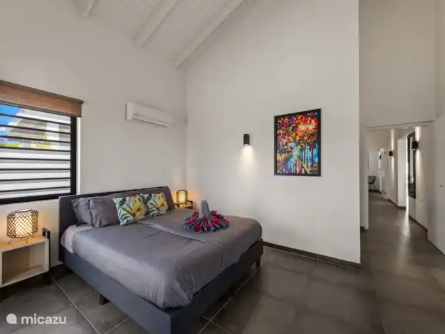 Villa Curalux | Curaçao, Curaçao-Centre, Dominguito - villa Chambre principale avec climatisation