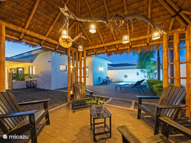 Villa Curalux | Curaçao, Curaçao-Centre, Dominguito - villa Bel endroit ombragé sous la Palapa.
