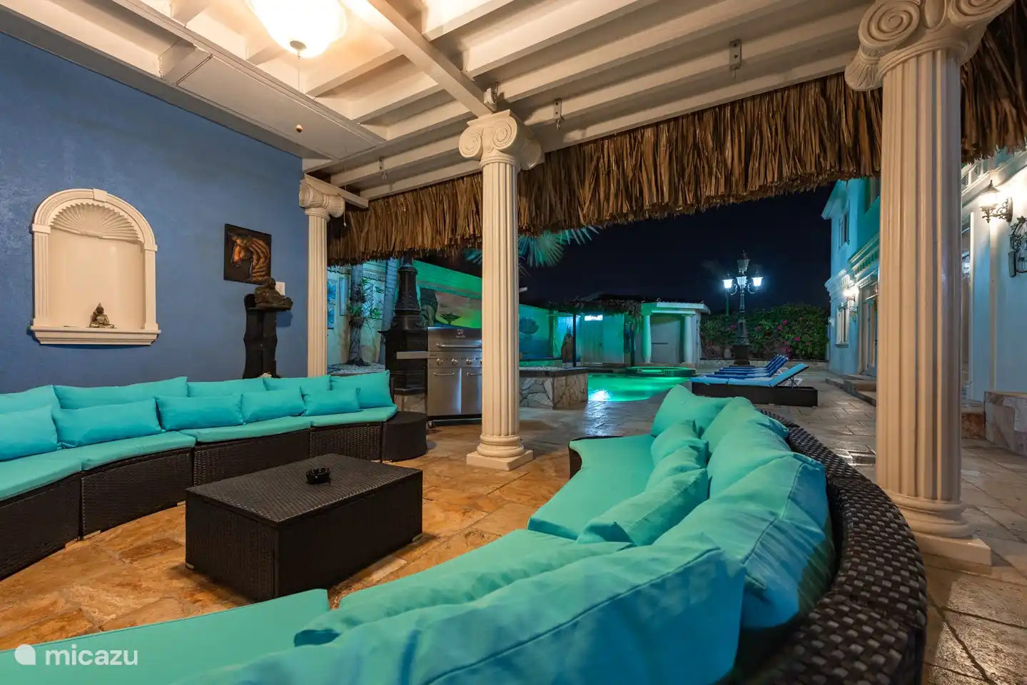 asiento debajo del mirador