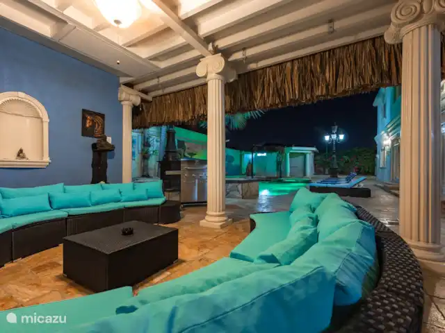 La Casa Piu Bella en Aruba, Norte, Noord - villa asiento debajo del mirador