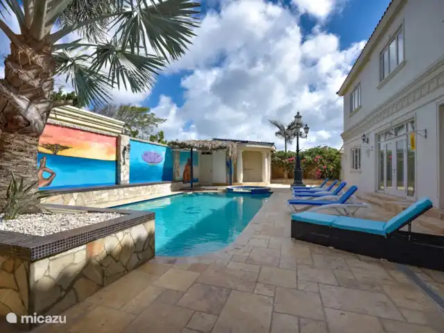 La Casa Piu Bella en Aruba, Norte, Noord - villa alrededor de la piscina