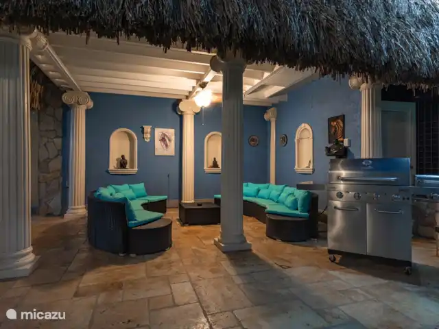 La Casa Piu Bella en Aruba, Norte, Noord - villa cenador con barbacoa