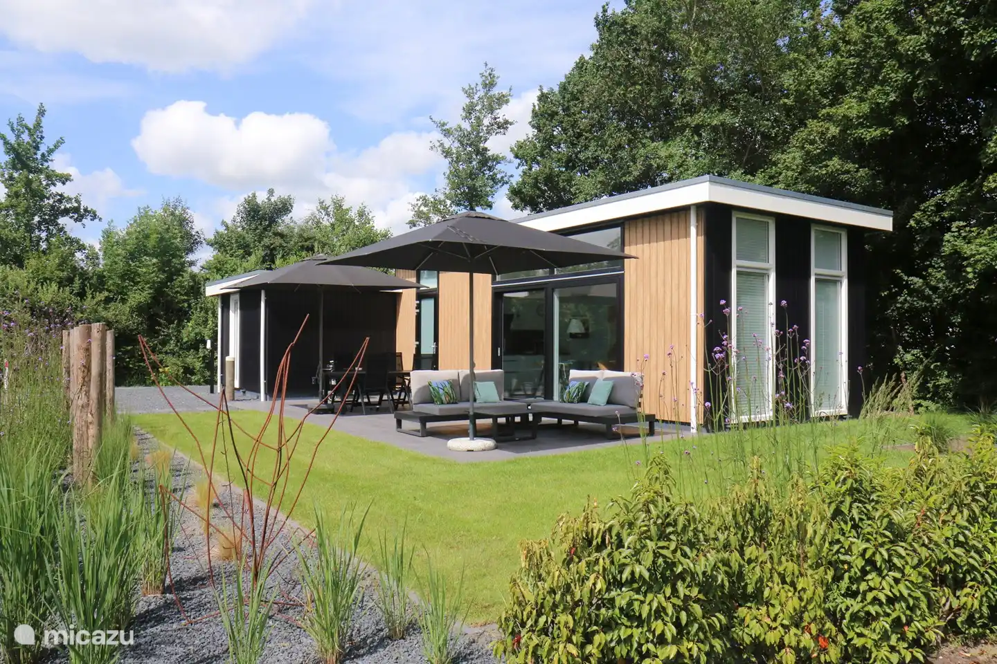 bungalow huren in Grouw, Friesland, Nederland - Rietreiger vakantielodge (2 badk.)