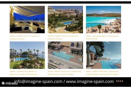 www.Imagine-Espagne.com ; Imagine Spain vous propose 5 beaux appartements dans et autour d'Estepona.