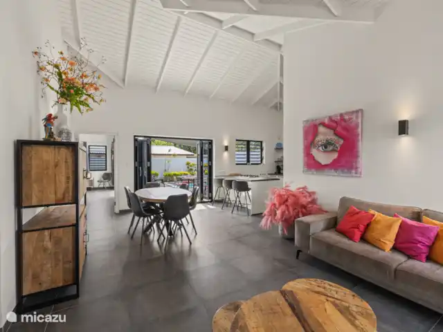 Villa Color Breeze | Curaçao, Curaçao-Centre, Dominguito - villa Bel espace à l’intérieur