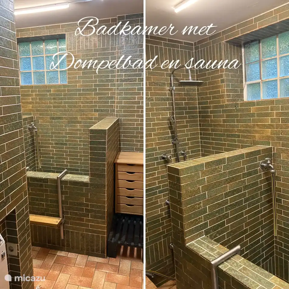 Salle de douche 2, bassin profond et sauna