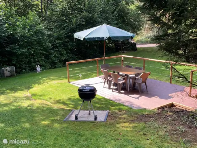 Ferienwohnung Die Hasen | Allemagne, Rhénanie-Palatinat, Mehren - maison de vacances Terrasse dans le jardin de devant