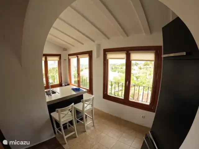 El Azahar huren in Spanje, Costa Blanca, Jávea - villa Keuken met prachtig uitzicht