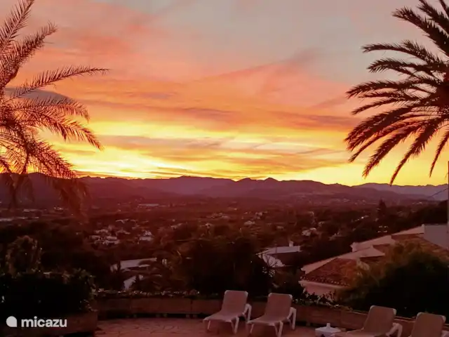 El Azahar huren in Spanje, Costa Blanca, Jávea - villa En elke avond een prachtige zonsondergang