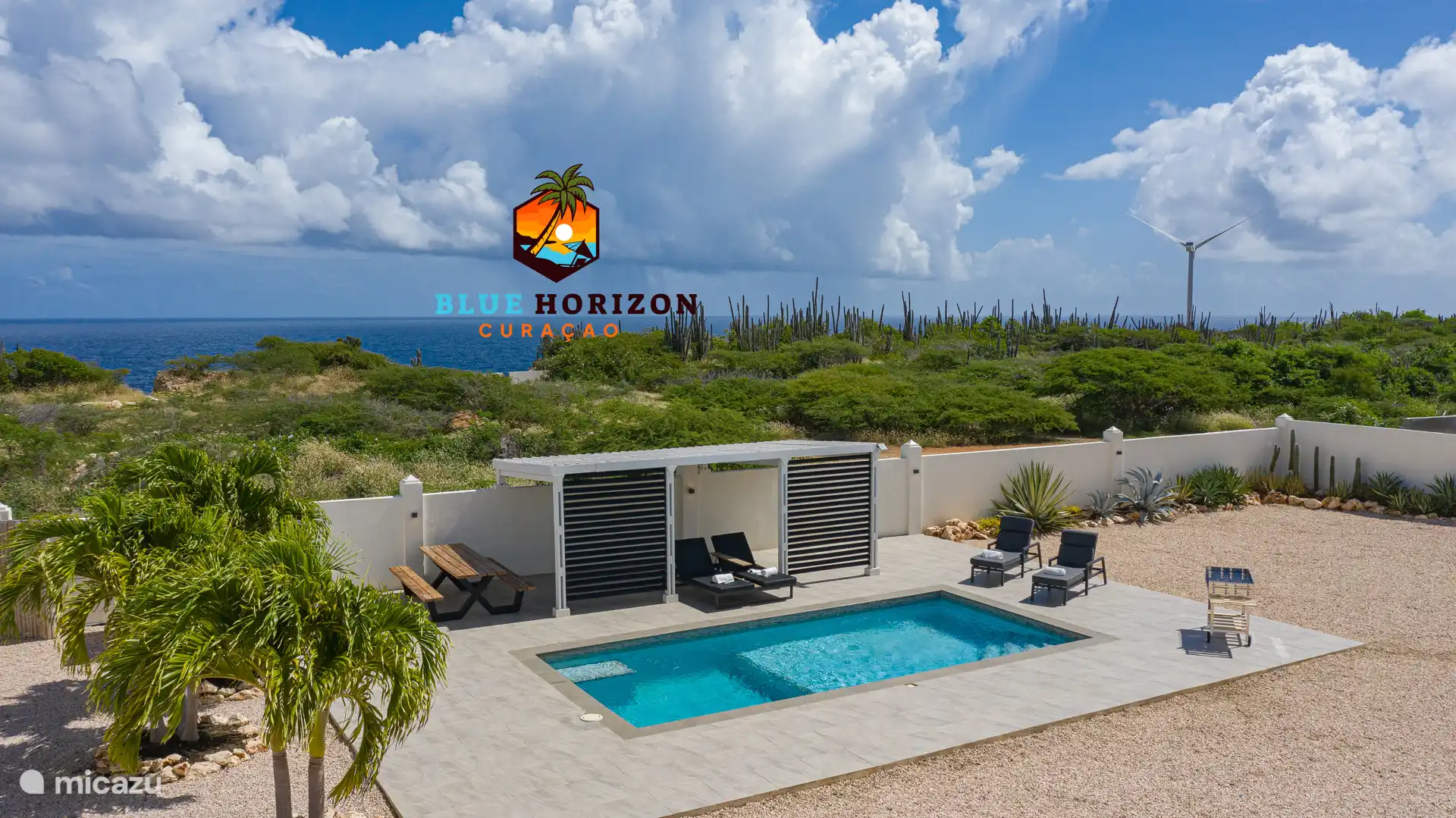 Neue Villa mit Meerblick + Pool in Curaçao, Banda Abou (West), Tera Korá - villa