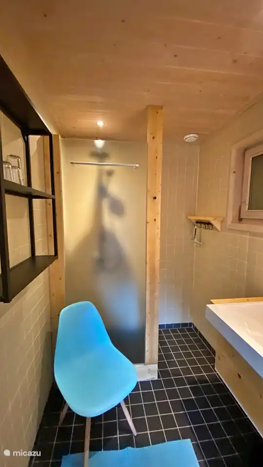 Luxuriöses Badezimmer mit Regendusche