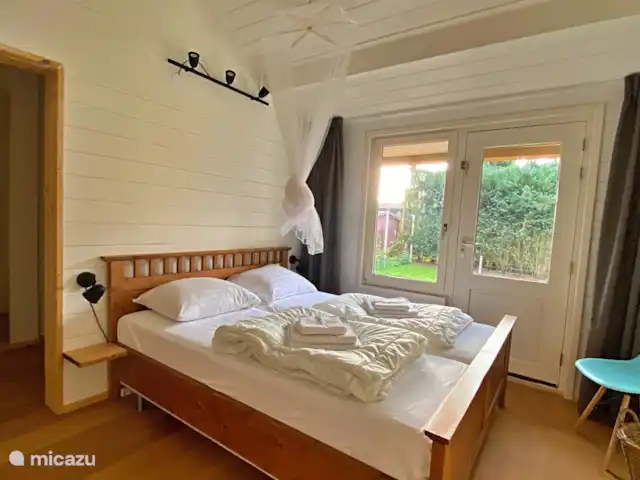 La cabane en rondins | Pays-Bas, Gueldre, Eibergen - cabane en bois / lodge beau lit double