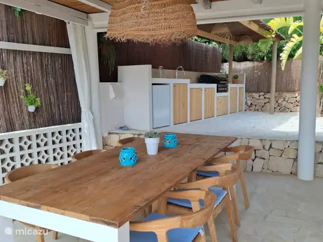 Casa Mare Selva en España, Costa Blanca, Benissa - casa vacacional Nueva cocina exterior.