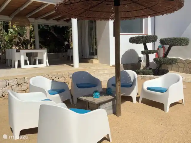 Casa Mare Selva en España, Costa Blanca, Benissa - casa vacacional terraza de la playa.