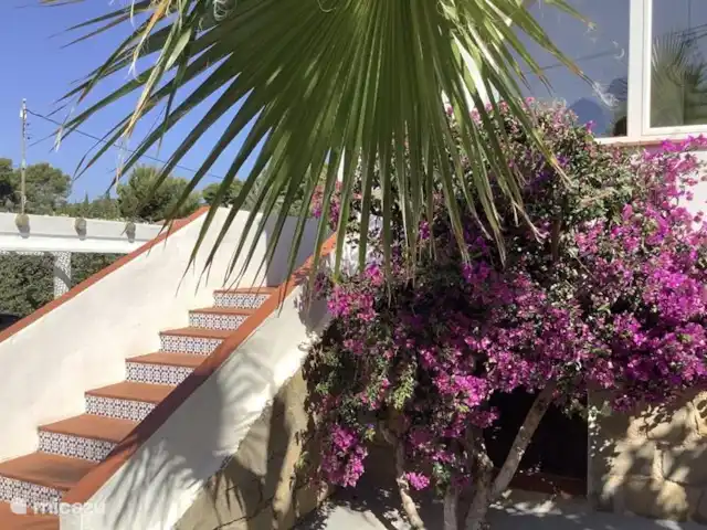 Casa Mare Selva en España, Costa Blanca, Benissa - casa vacacional Entrada por escalera.