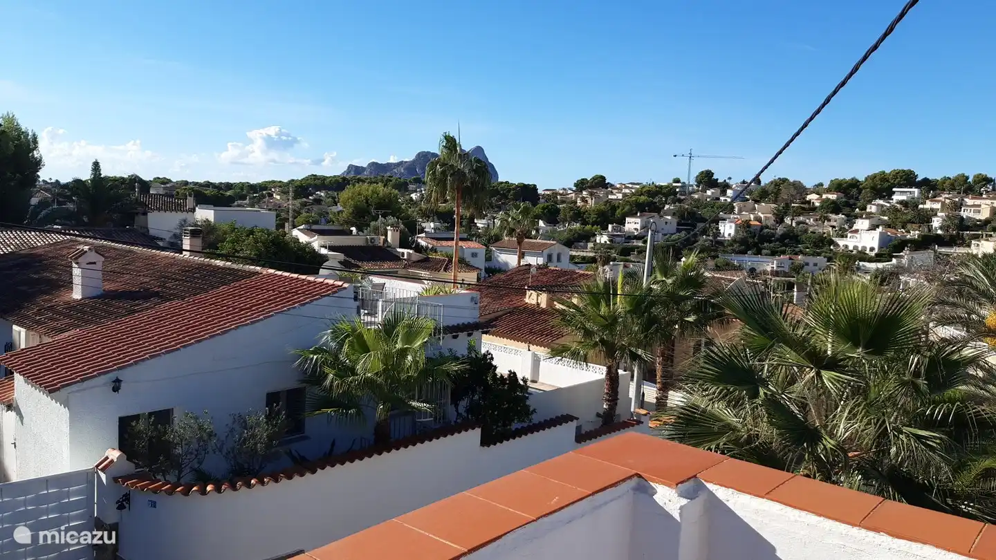 Blick von der Dachterrasse.