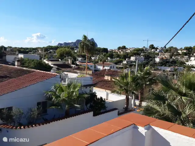 Casa Mare Selva en España, Costa Blanca, Benissa - casa vacacional Vista desde la azotea.