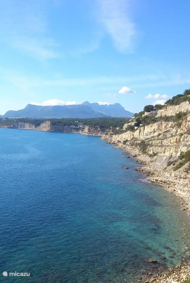 Bilder der Küste während des Spaziergangs.