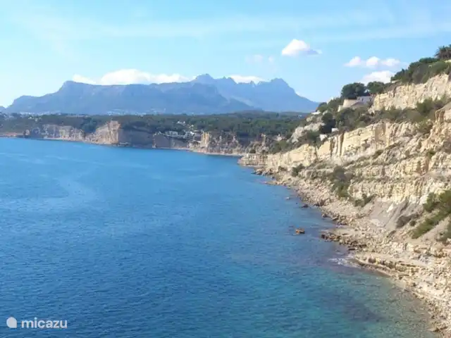 Casa Mare Selva en España, Costa Blanca, Benissa - casa vacacional Imágenes de la costa durante el paseo.