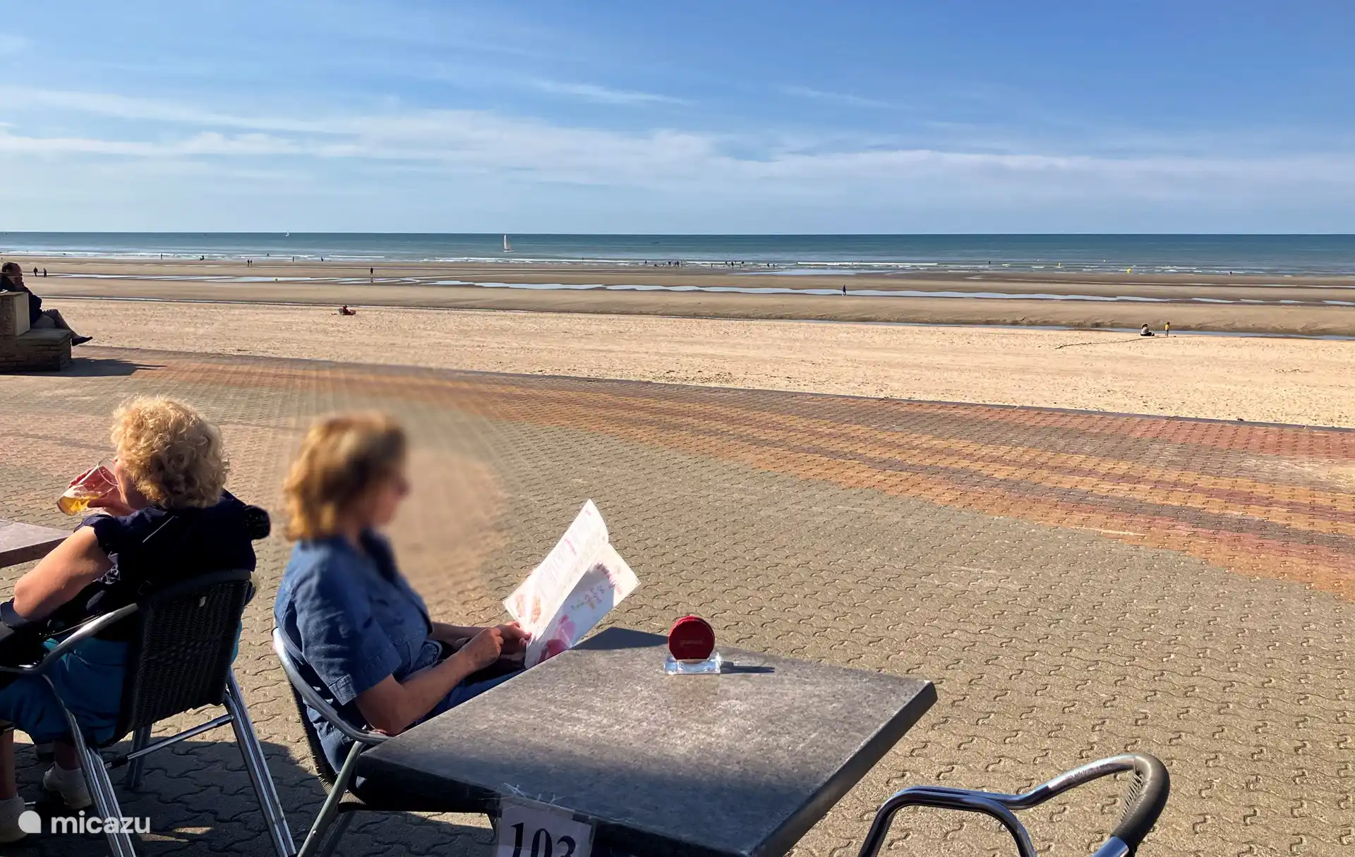 Votre « jardin avant » avec des terrasses confortables et des serveurs sympathiques ! Sur la Digue, il y a plusieurs restaurants et terrasses où vous pouvez vous asseoir pour manger ou boire quelque chose tout en profitant de la plage et de la mer. 