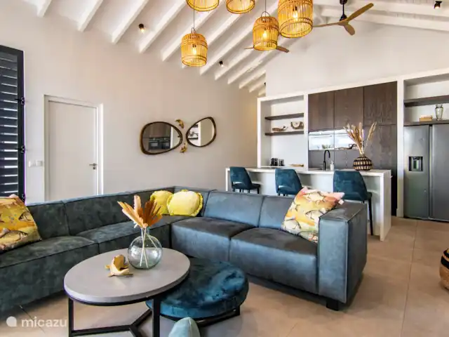 Lamar Villas Penthouse Aloès | Curaçao, Banda Ariba (est), Jan Thiel - penthouse Coin salon et cuisine