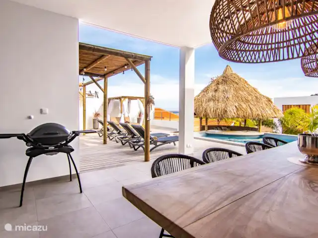 Lamar Villas Penthouse Aloès | Curaçao, Banda Ariba (est), Jan Thiel - penthouse Table à dinner