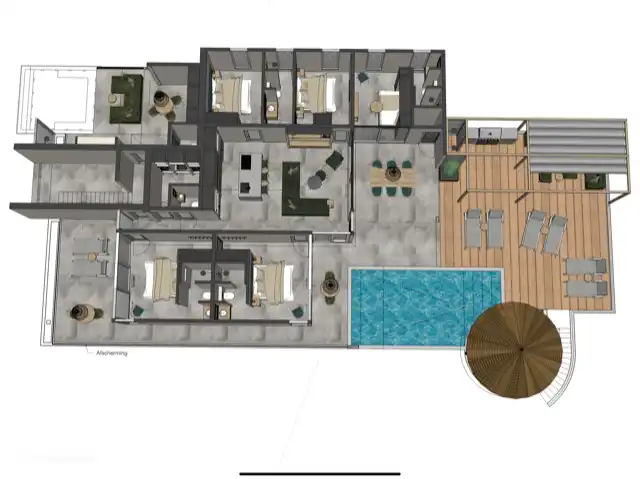 Plan d'étage du Penthouse