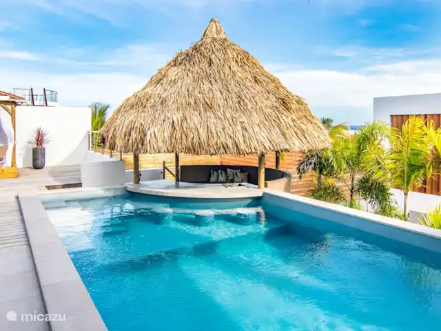 Lamar Villas Penthouse Aloès | Curaçao, Banda Ariba (est), Jan Thiel - penthouse Bar Palapa