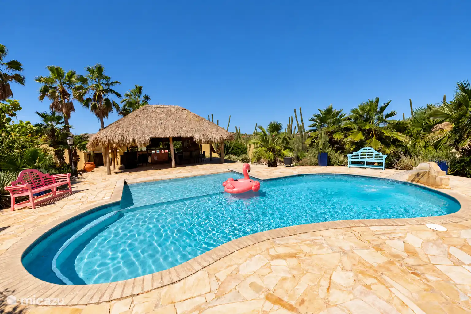 ferienhaus, Seroe Blanco, Oranjestad, Aruba - Sabis Gartenvillen | Villa Cadushi