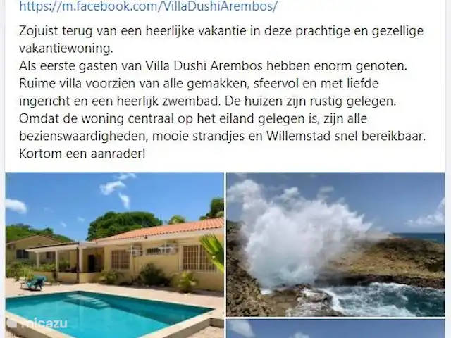Villa Dushi Arembos, privézwembad 6p huren in Curaçao, Banda Abou (west), Grote Berg - villa Geweldige reviews al meteen vanaf het eerste begin!!! Geniet net als zij van ons huis en leer ook het prachtige Curacao kennen
