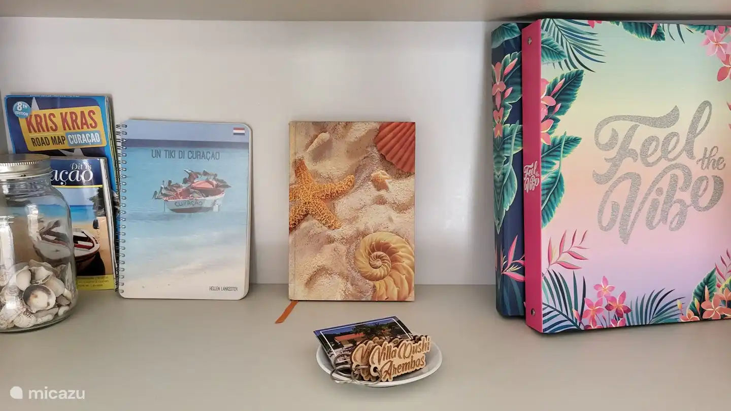 Dans le placard vous trouverez toutes les informations pour découvrir l'île