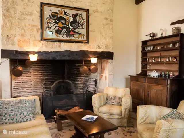 Location de Vacances France, Lot, Grezels, maison de vacances - Sirepêche Le salon