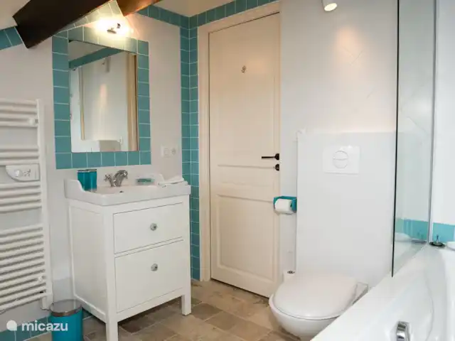 Location de Vacances France, Lot, Grezels, maison de vacances - Sirepêche La salle de bain