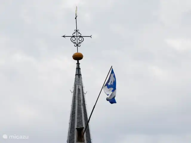 Location de Vacances Pays-Bas, Frise, Ee (le), maison de vacances - Le Terphuisje - Ee, Frise Clocher de l'église sur la butte de notre village Ee