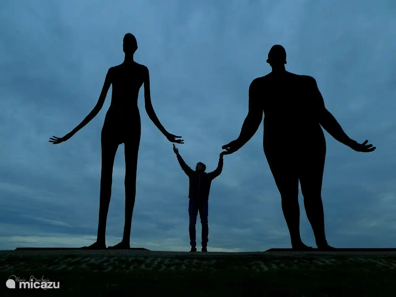 Kunstwerk bei Holwerd.